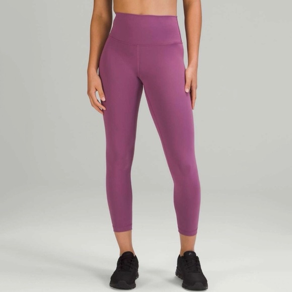 Lululemon Wunder Train High-Rise Tight 25" in Vintage Plum - Picture 1 of 8